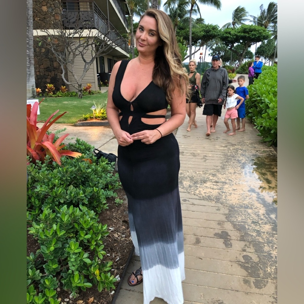 GO COUTURE Black Cutout Dress